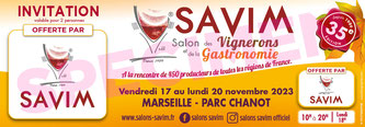 Invitation Salon SAVIM Marseille 